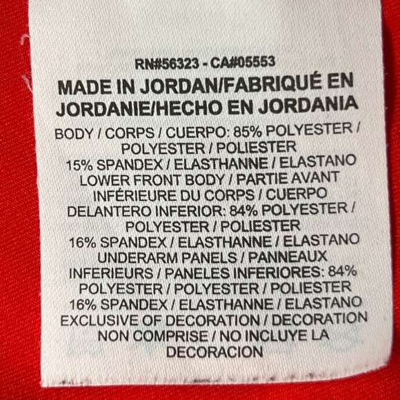 Nike Pro Womens Activewear Top Large L Dri Fit Mesh Short Sleeve Orange Shirt - Picture 11 of 14